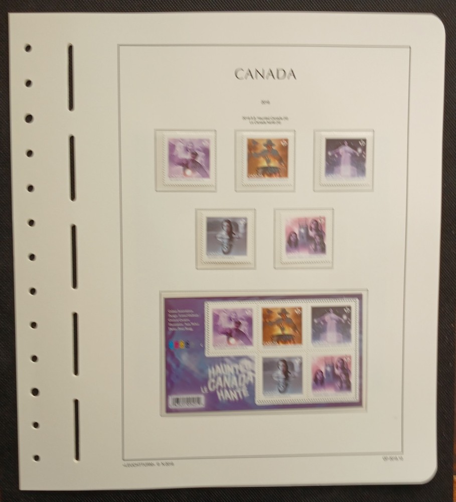 2016 Canada Year Set On Lighthouse/Leuchtturm Hingless Pages