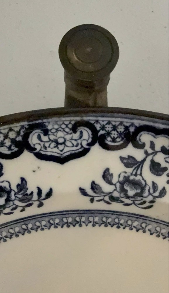 Antique Ceramic Warming Plate