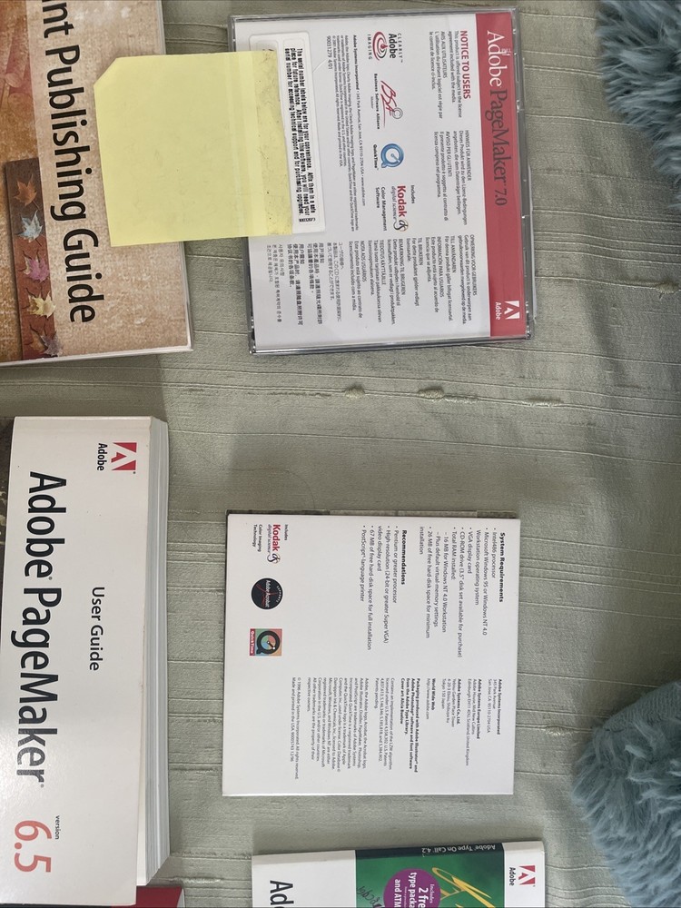 Adobe PageMaker 6.5 And 7.0 Upgrade