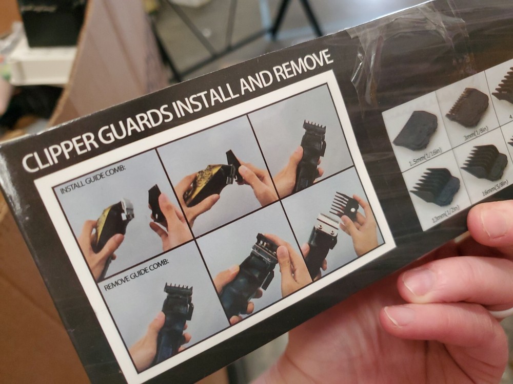 10 Piece Assorted Size Clipper Guard Set