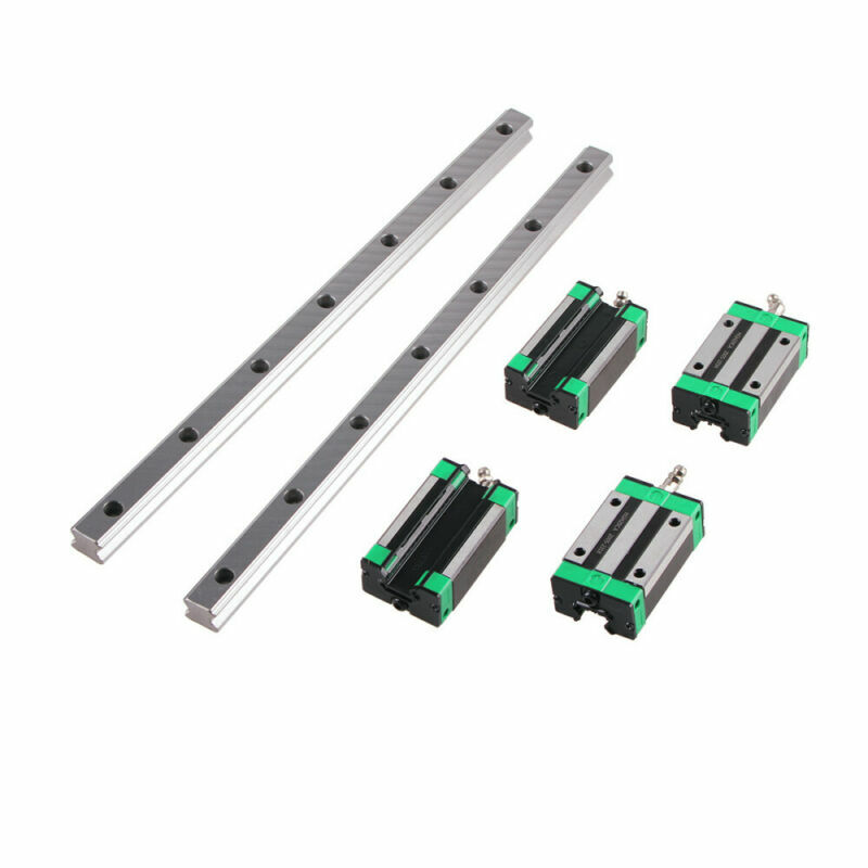 2PCS L200mm~1700mm HGR20 Linear Guide Rail Kt+SFU1605 BallScrew BK/BF12 Set CNC