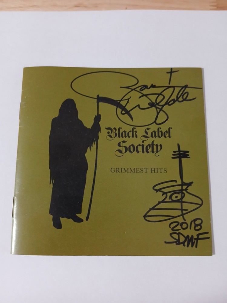 Zakk Wylde Signed  Cd Booklet