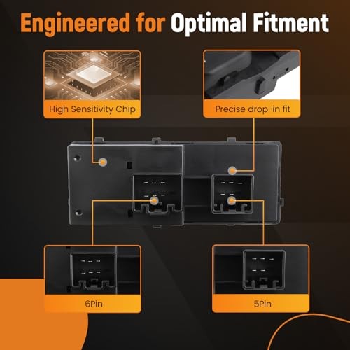 Driver Side Master Power Window Switch for 2002-2004 Ford