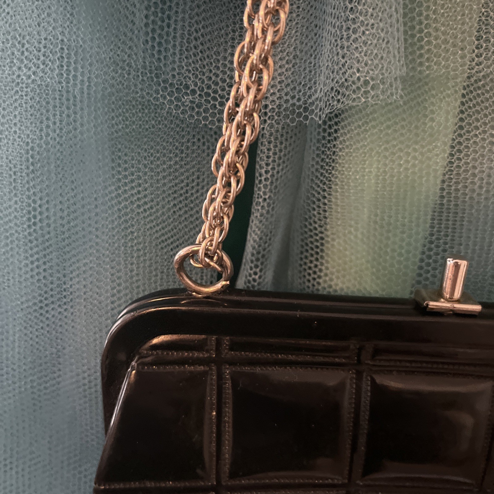 Fabulous Deco Antique Vintage Bagline of California clutch purse chocobar look