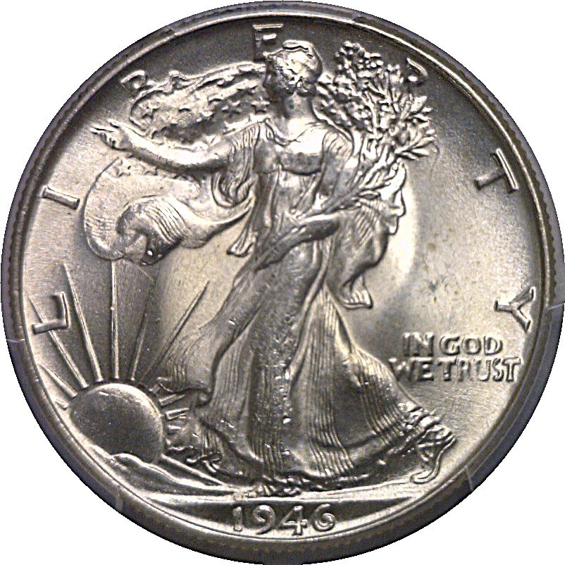 1946 Walking Liberty Half Dollar PCGS MS-65