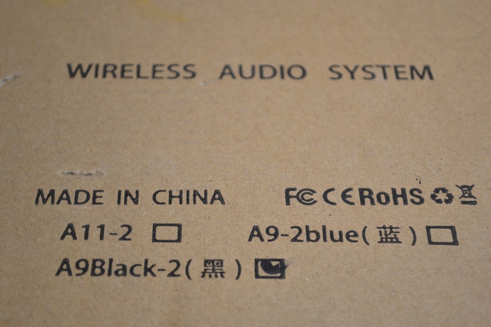 Wireless Audio System A9Black-2 Wireless Guitar System