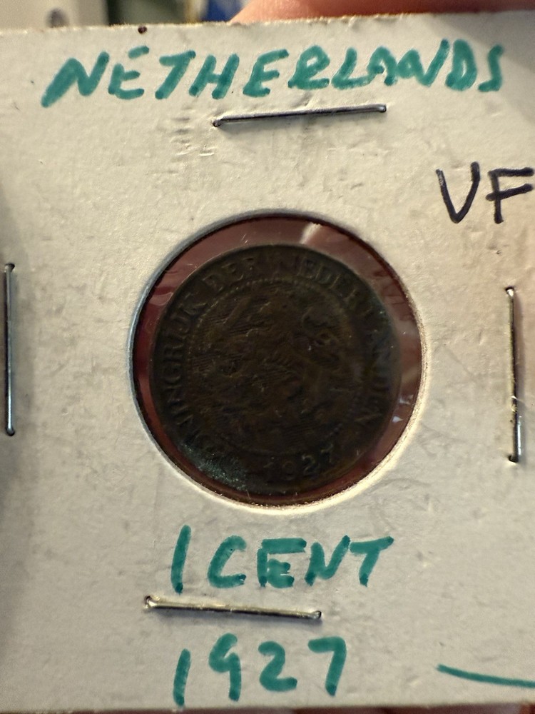 Netherlands 1 Cent 1927, Coin, VF