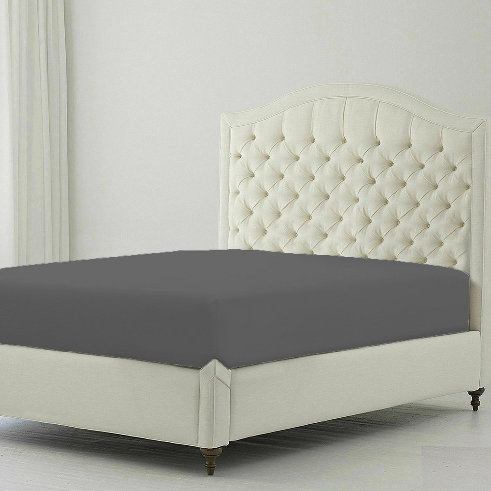 Lovely Solid Gray Bedding Collection 1000/1200 TC 100% Cotton