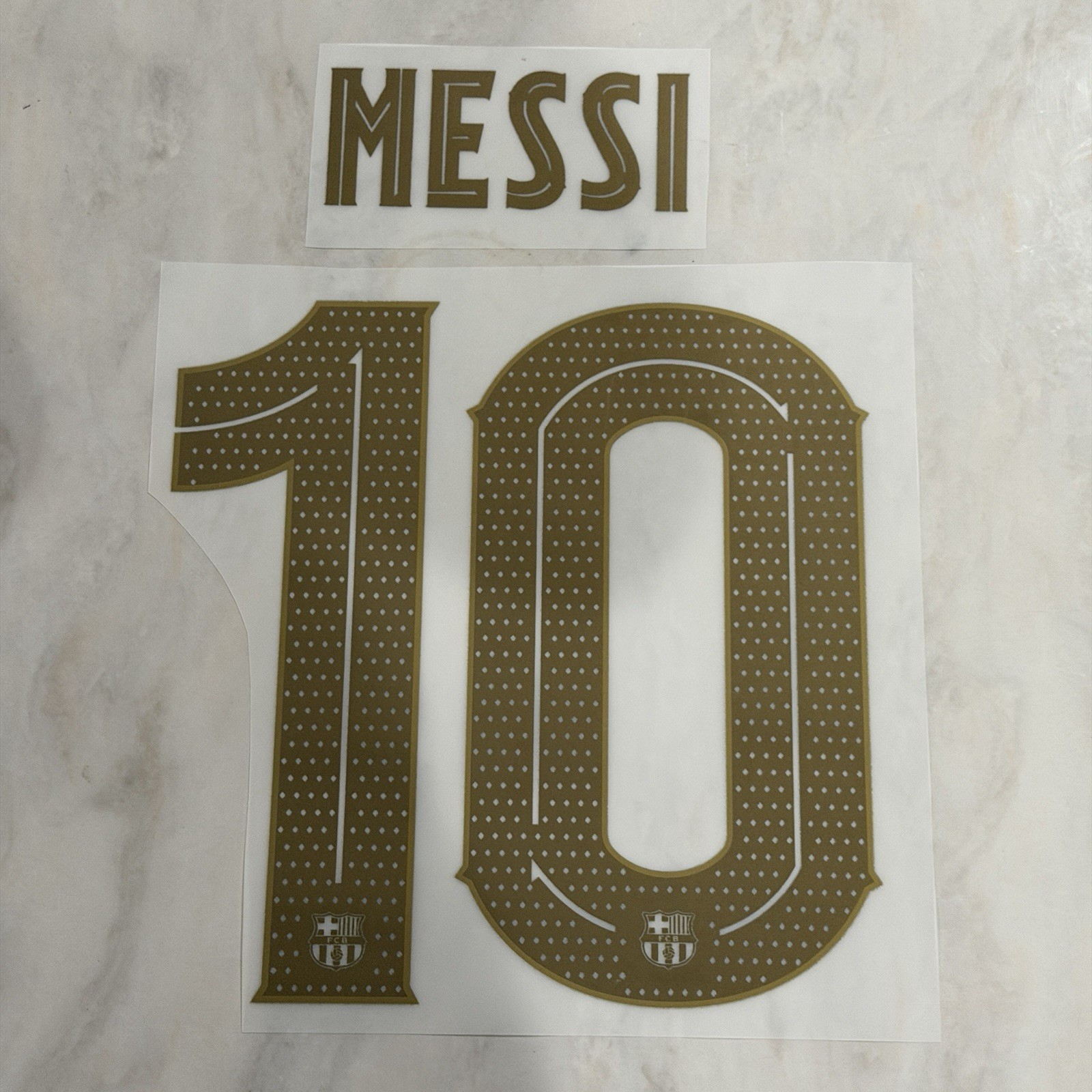 2020-21 MESSI Barcelona Away Nameset Name Number Dorsal UCL Copa Cup Champions
