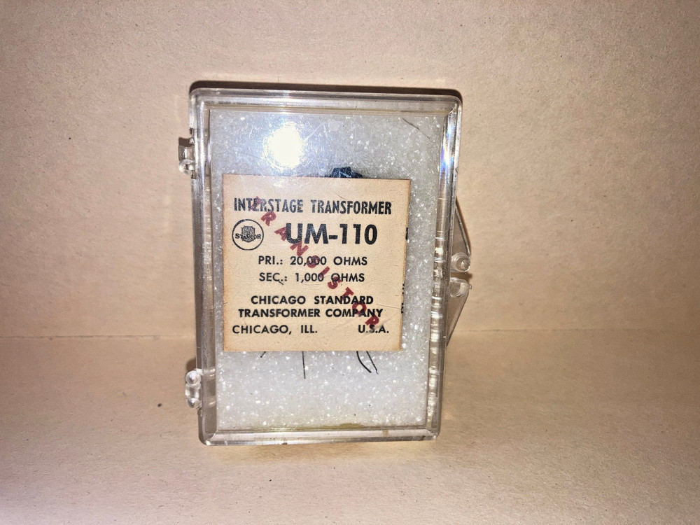 Stancor UM-110 Interstage Transformer -NOS/NIB