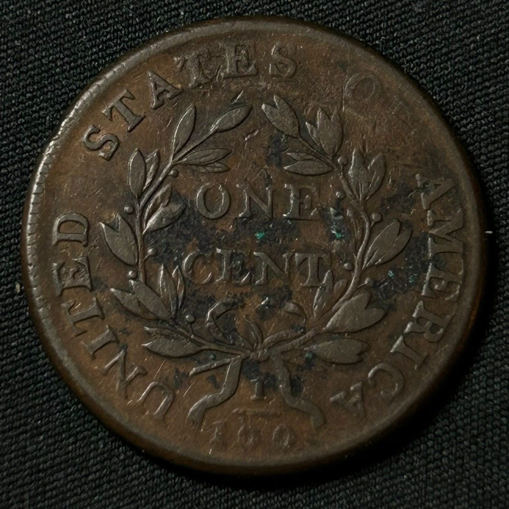 1802 Draped Bust Large Cent Philadelphia Mint Fine Condition Normal Reverse