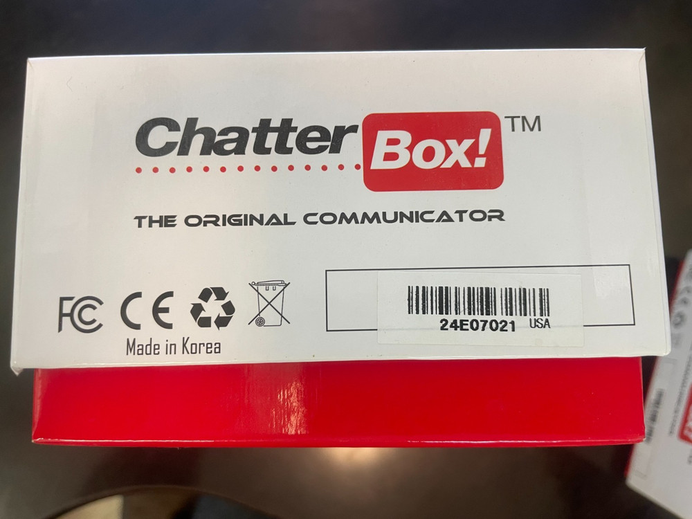 New/Open Box - Maxon Chatterbox X2 Slim-p Long Range Communicator System Kit