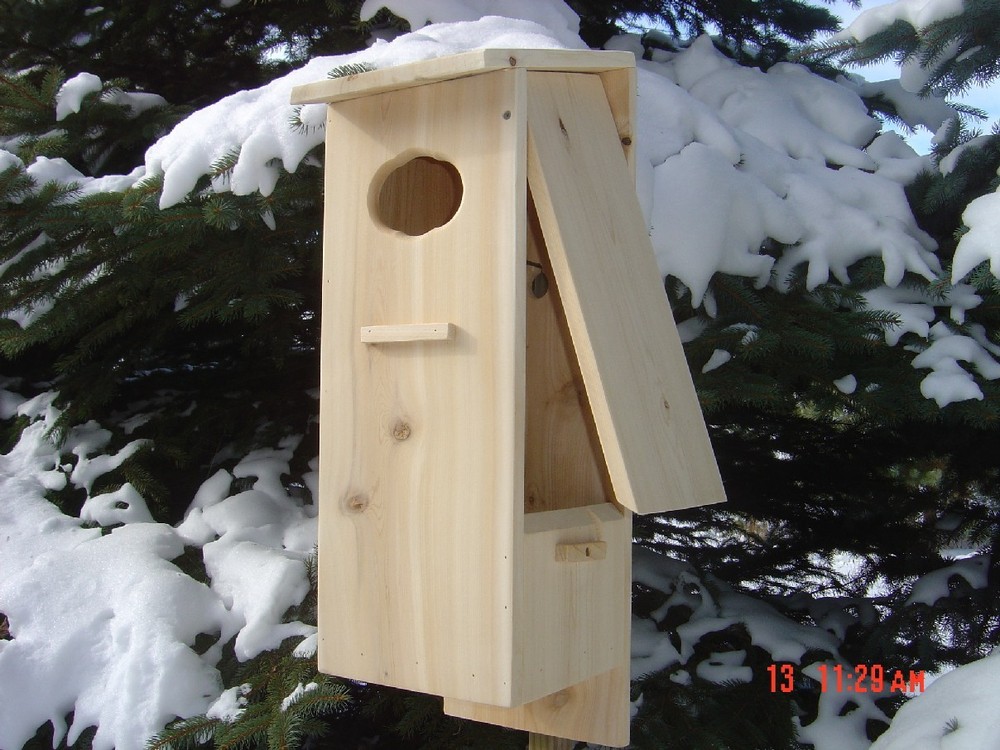 2-pack split door Wood duck nest box (white cedar)