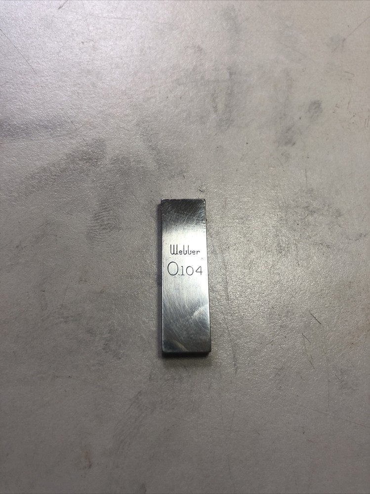 Webber .104” Gage Block