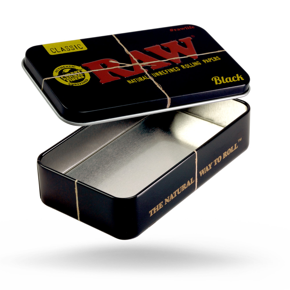 RAW Black Metal Tin Can