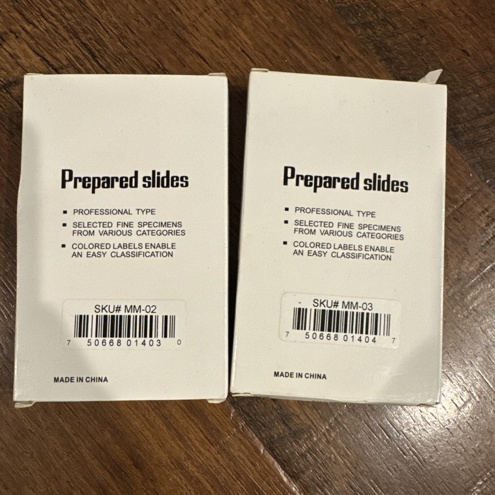 Prepared Slides Professional Type 12 Kinds