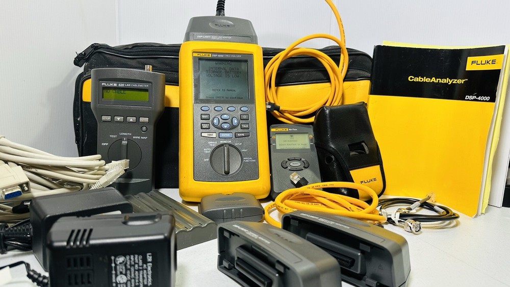 DSP-4000SR Smart Remote Fluke 4000 Cable Analyzer Kit