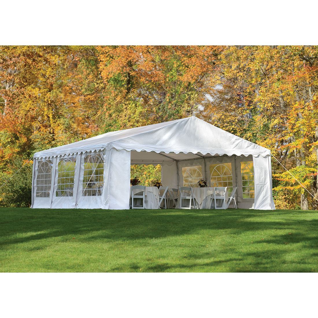 Enclosure Kit w/Windows 4 Party Tent, 20x20x10 (Canopy & Frame Sold Separately)
