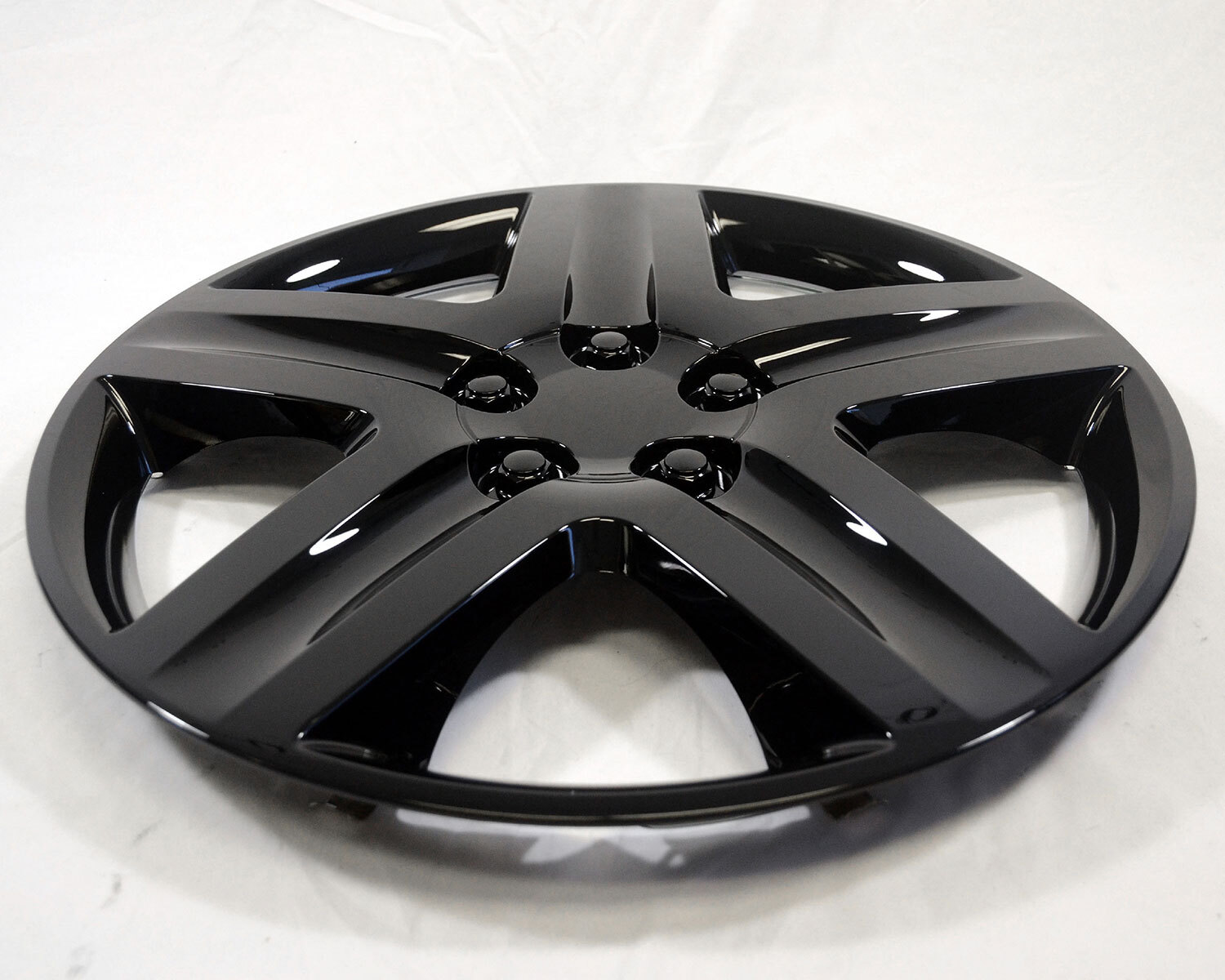 17" Black Set of 4 Wheel Covers Full Rim Hub Caps fit R17 Tire & Steel Wheels