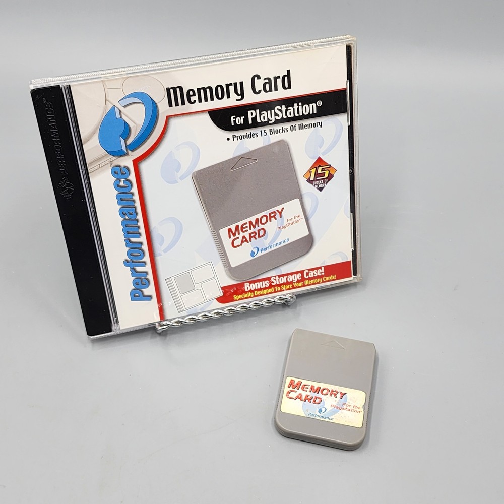 Playstation PS1 Memory Card by Performance / 15 Blocks / Tested / Read