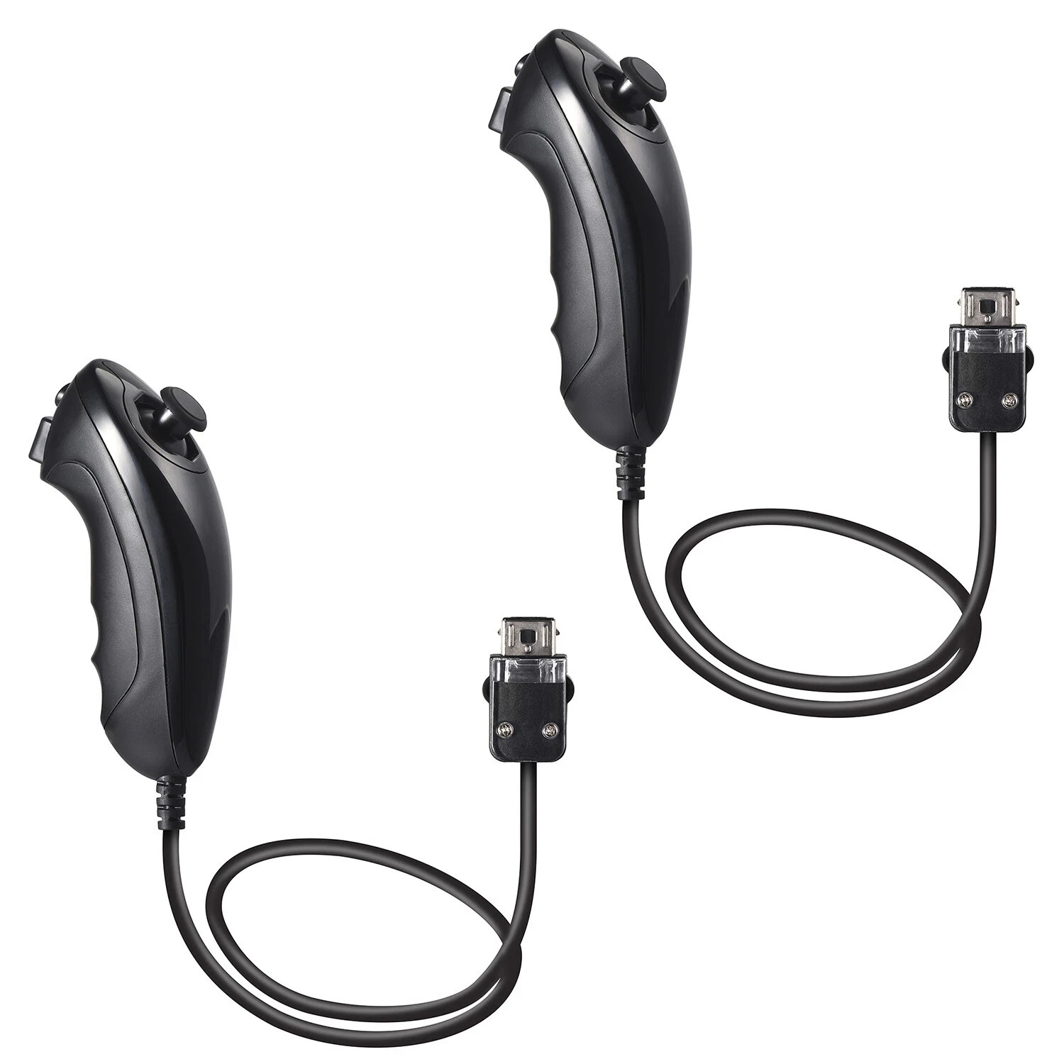 2Pack Built-in Motion Plus Wii Remote & Nunchuck Controller for Wii U Console