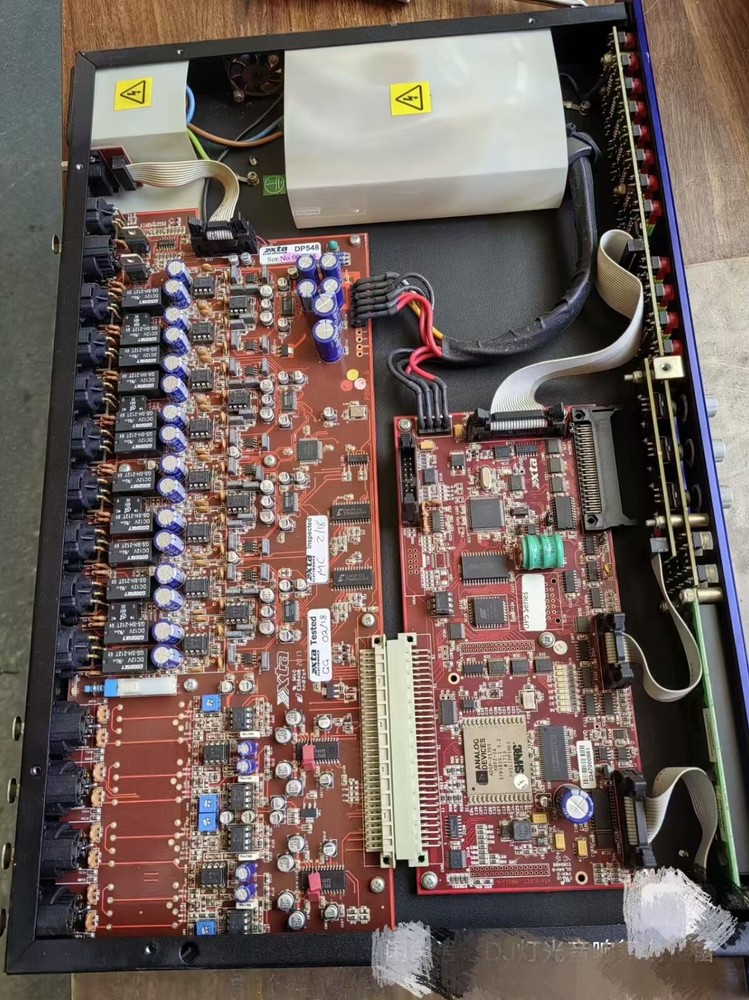 Used XTA DP548 4-way 8-output audio processor in good condition for quick delive