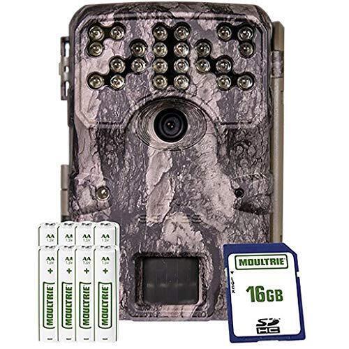 Moultrie A-900 Scouting Trail Cam Security Camera 30MP Batteries + SD Card