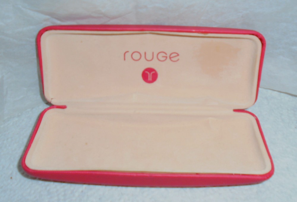 Rouge Authentic Eyeglass Hard Case Near Mint Condition