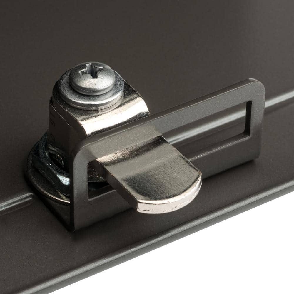 Post Mount Parcel Mailbox High Security Reinforced Lock Extra Large Steel