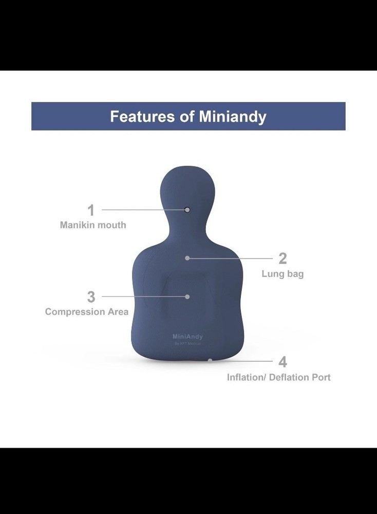 CPR Manikins, Inflatable CPR Mannequin, CPR Dummy with Compression Feedback D...
