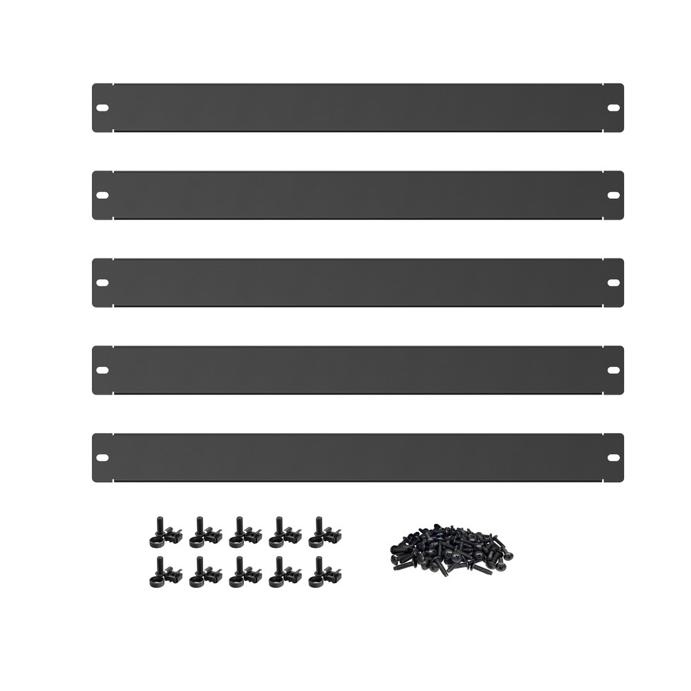 ynVISION Rack Blank Panels for 19” Server, Network & AV Rack | Hardware Included