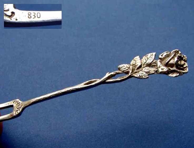 Serving Fork, Rose, 830 Silver C57
