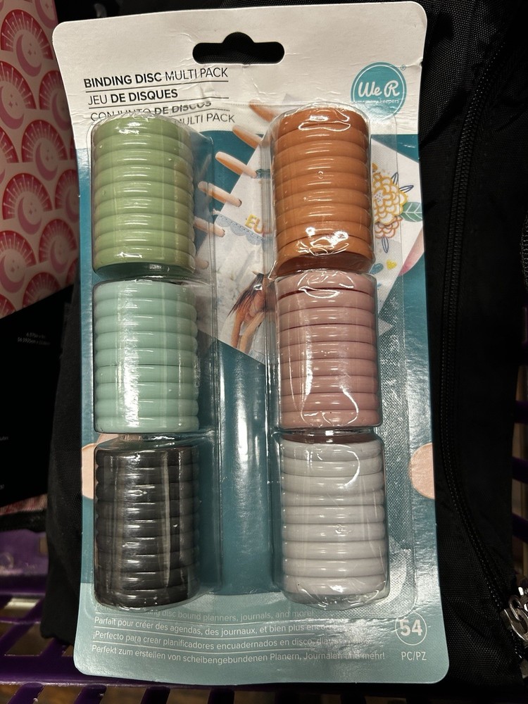 We R Memory Keepers Cinch Binding Discs 54/Pkg-Assorted Colors