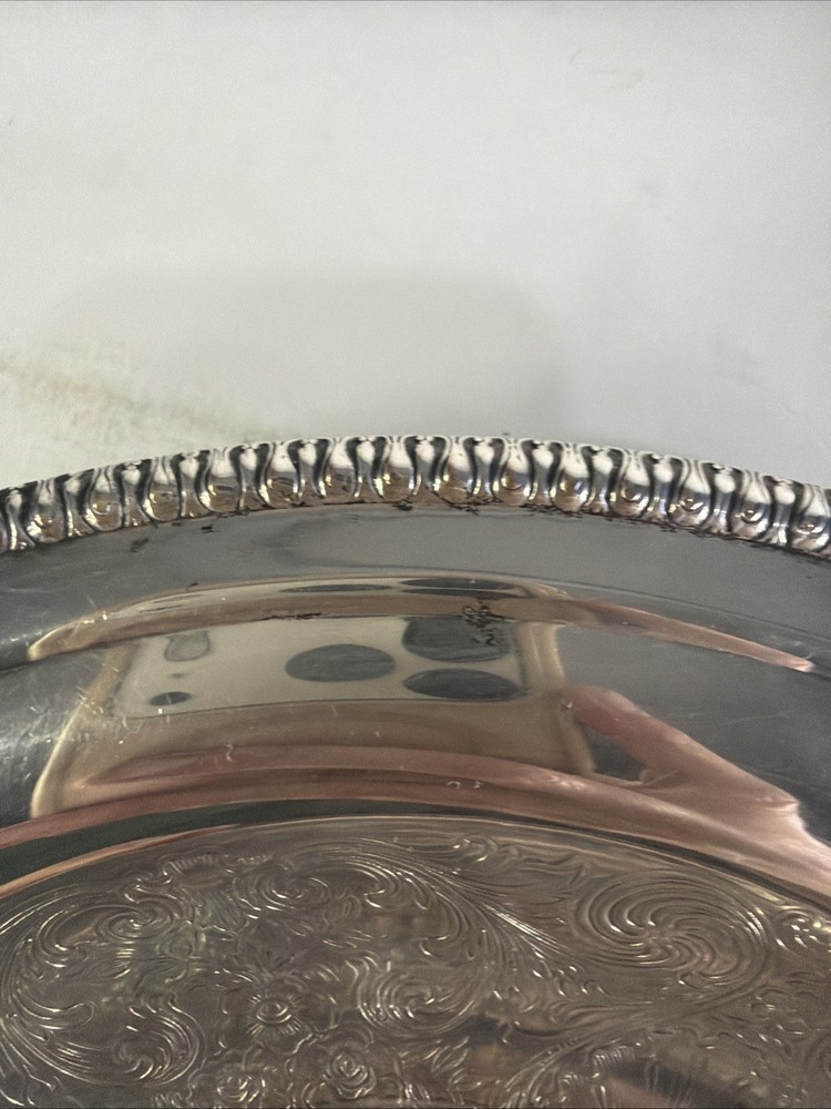 Vintage Silver Plated Chafing Dish w/ Lid & Insert – 3 Footed Warming Dish