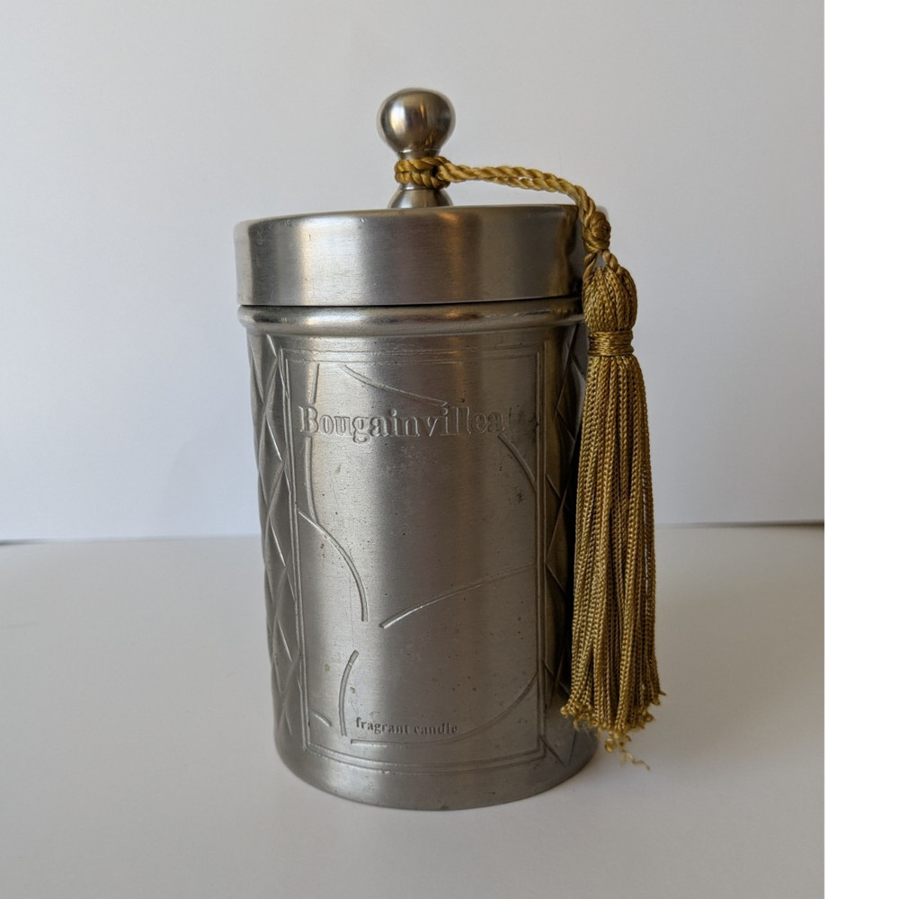 Decorative Round Metal Storage Tin