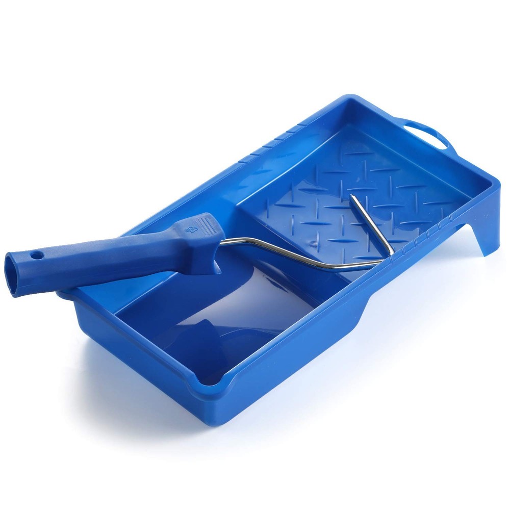 Paint Roller -Small Tray Set with High-Density Foam Mini Blue