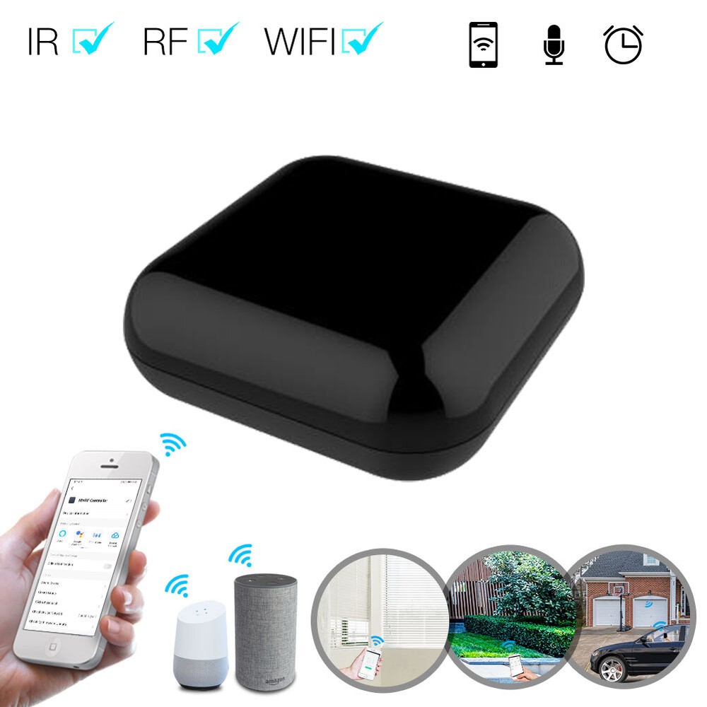 MOES WiFi RF IR Universal Smart Remote Controller Home Blaster Alexa Google APP