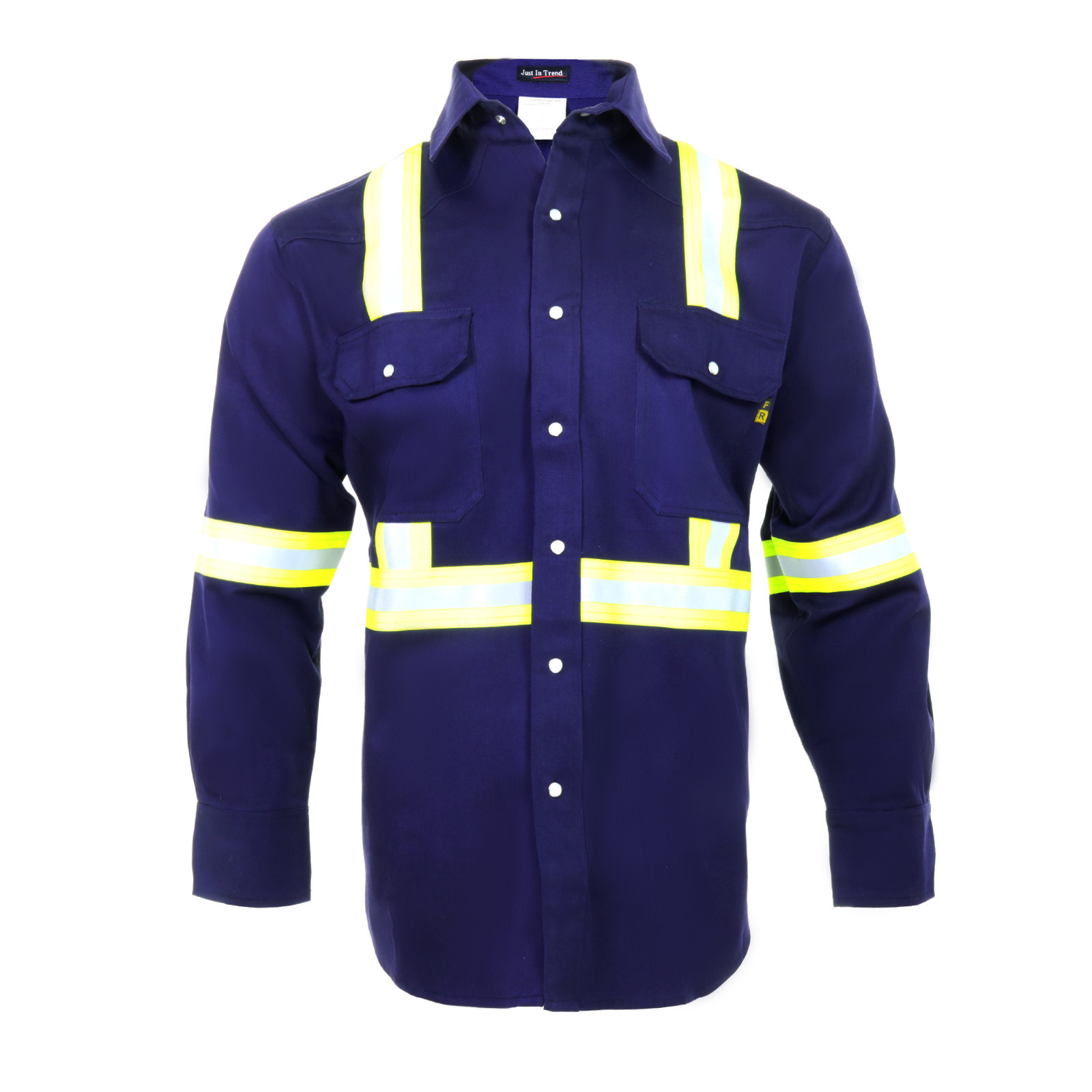 Flame Resistant FR High Visibility Lightweight Work Shirt