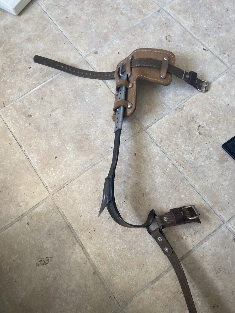 Single Klein Tools 8210 Left ONLY Gaff Spike Tree  Pole Climbing Telephone