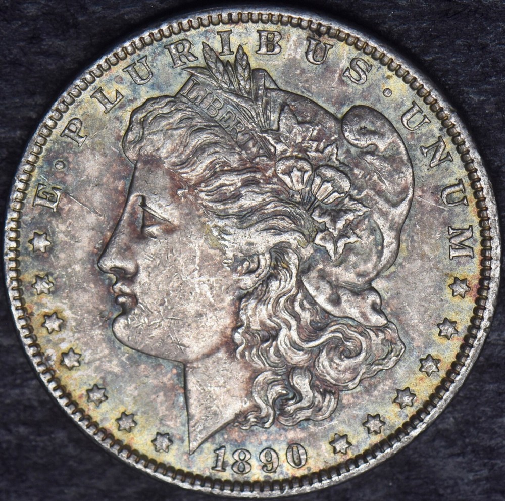 1890 Morgan Silver Dollar - Toned - ✪COINGIANTS✪