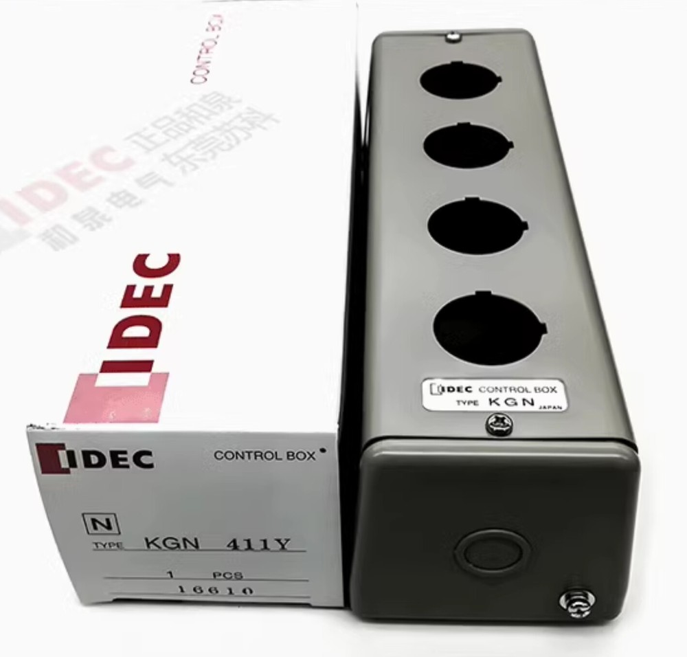 1pcs IDEC Electrical box Push button box KGN411Y   30mm