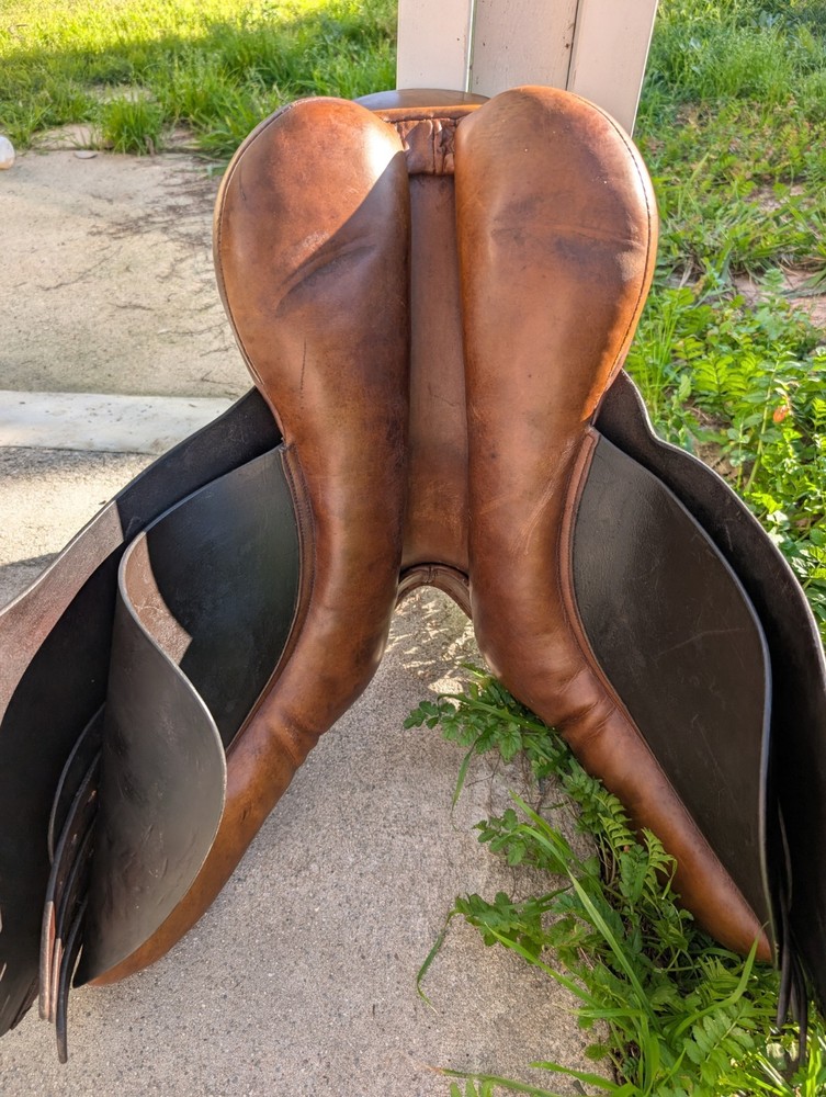 Frank Baines Eclipse English GP Saddle - 18" Seat Medium Wide Tree