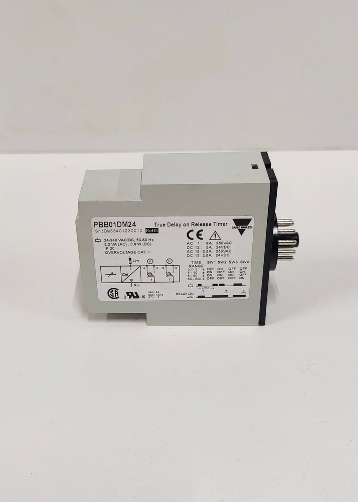 CARLO GAVAZZI PBB01DM24 TRUE DELAY ON RELEASE TIMER
