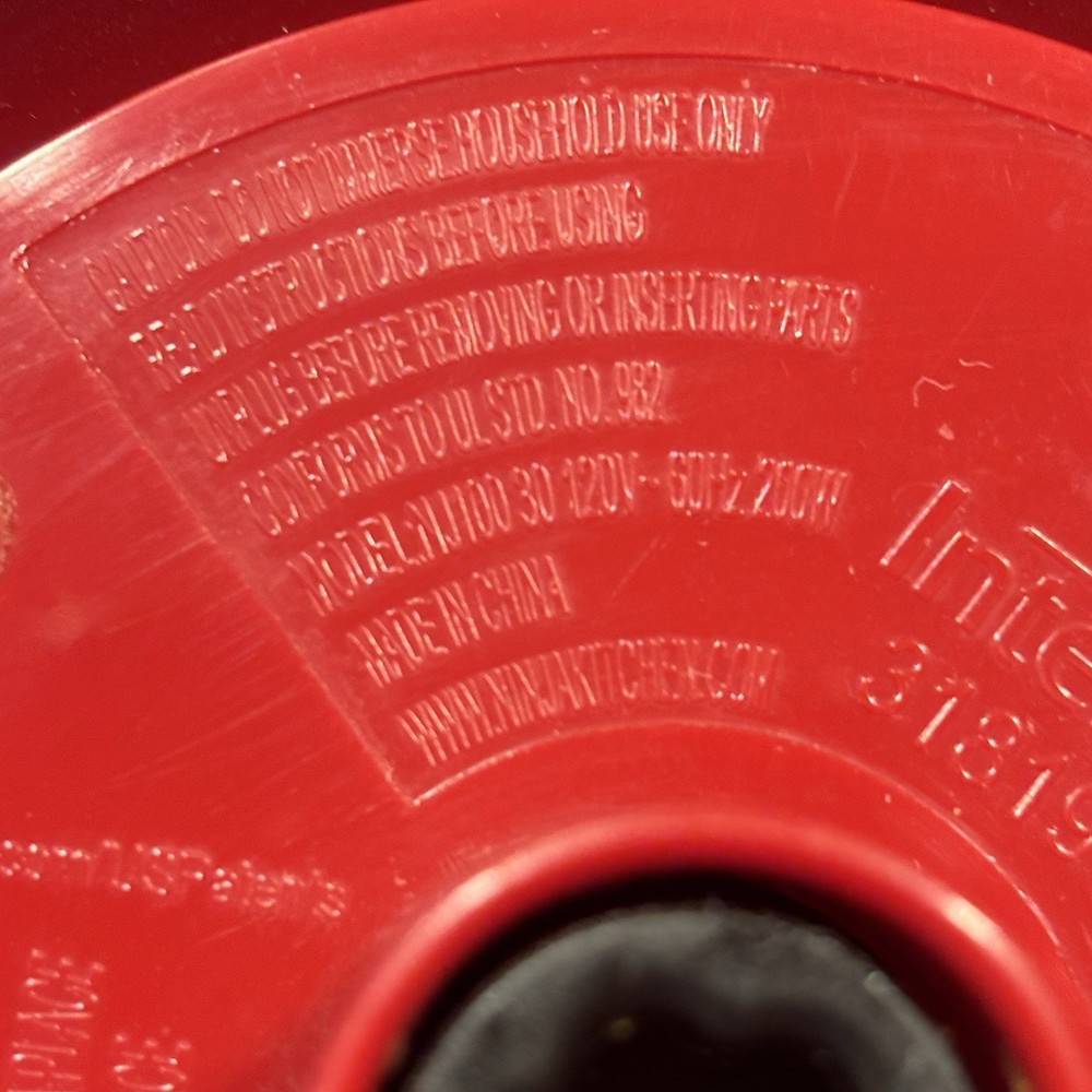 Ninja NJ100 Express Chop Food Processor Replacement Motor ONLY Red