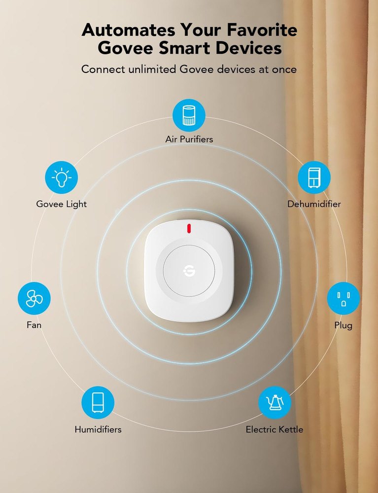 Wireless Mini Smart Button Sensor, Group Control Multiple Devices, Versatile Con
