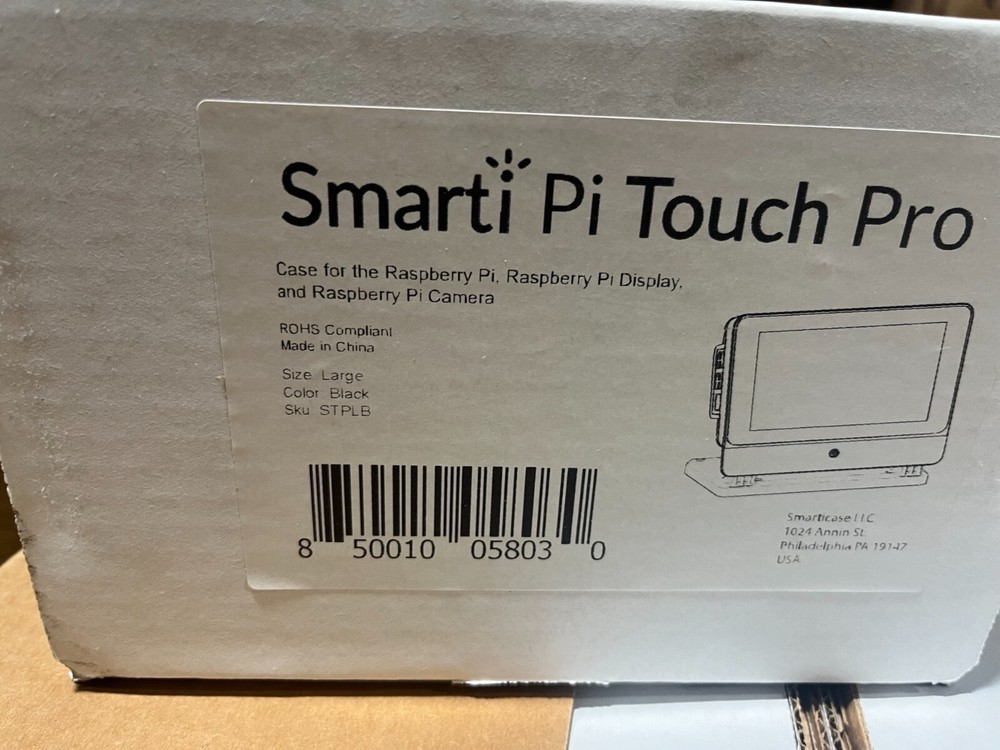 EB5 SmartiPi Touch Pro - Case for The Official Raspberry Pi 7" Touchscreen Disp