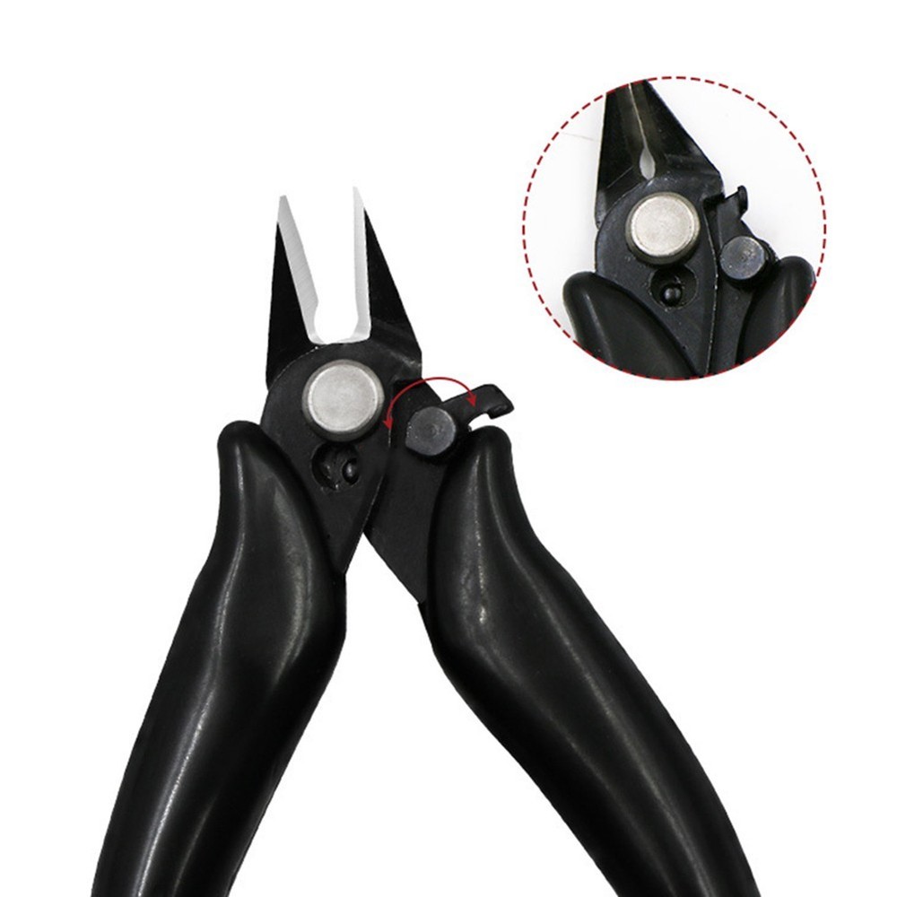 Precise Cuts Electrical Nippers Automatic Rebound Function Comfortable Grip
