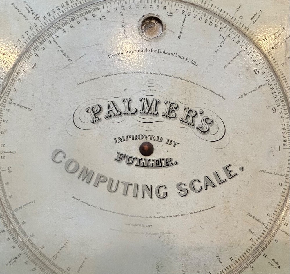 Antique Fuller's Computing Time Telegraph / Palmers Computing Scale @ 1847