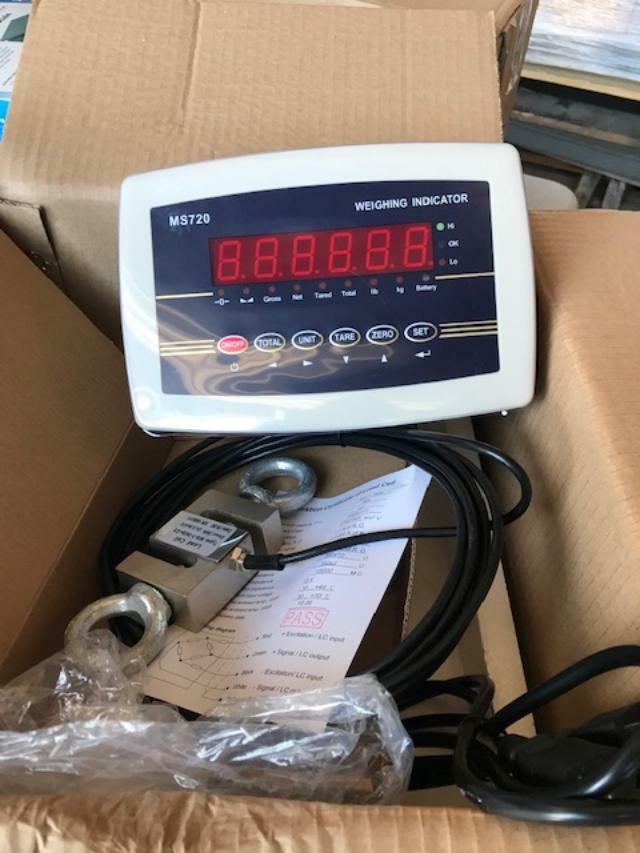 Digital Hanging Scale with Load Cell 3000 LB x 1 LB