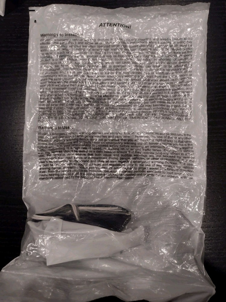 Whelen Linz6 White Clear - New Opened Package Tested